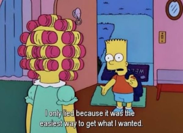 bart simpson sad quotes