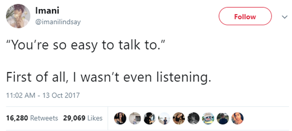 Not Listening