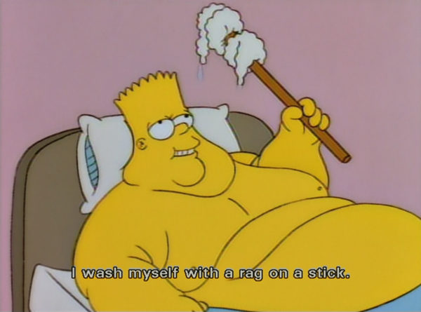 Rag On Stick Bart Simpson Quotes
