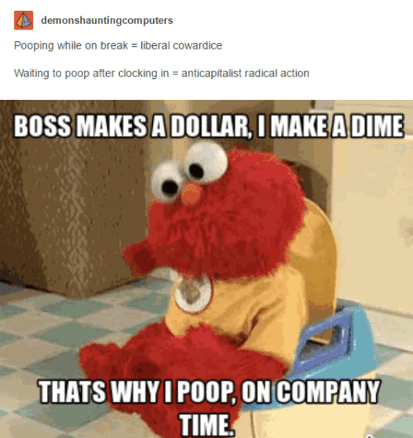 Elmo Poop