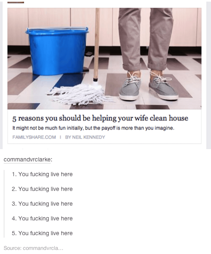 Helping Clean