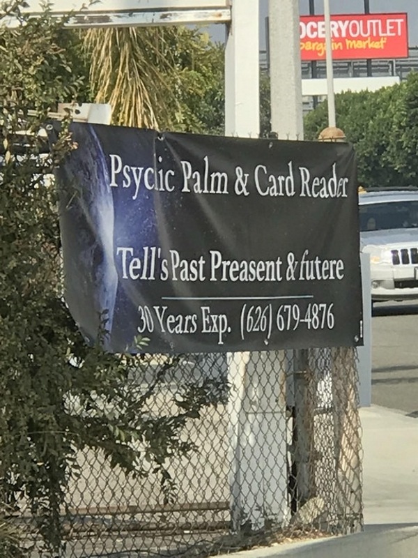 Mispelled Sign