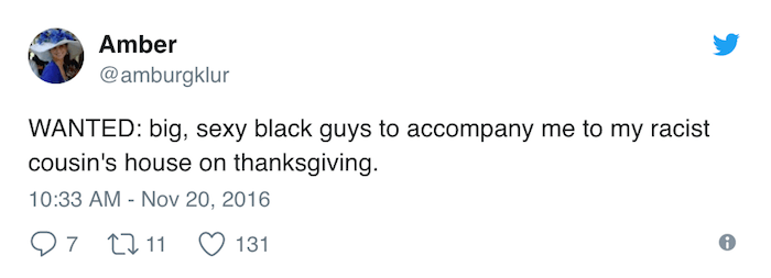 Thanksgiving Tweets Black Boyfriend