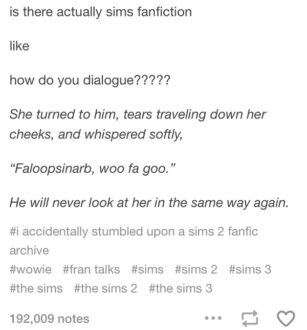 Fanfiction Disaster