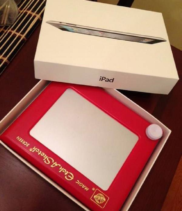 iPad brutto regalo