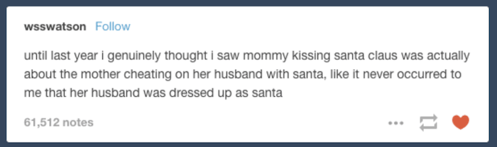 Mommy Kissing Santa