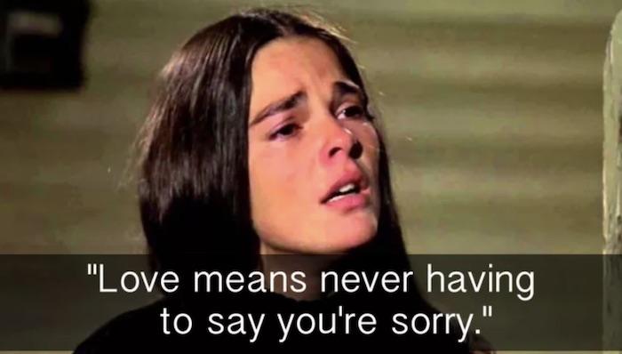 Never Say Sorry