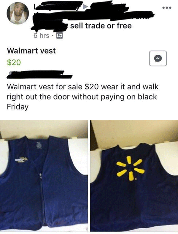 Walmart Vest